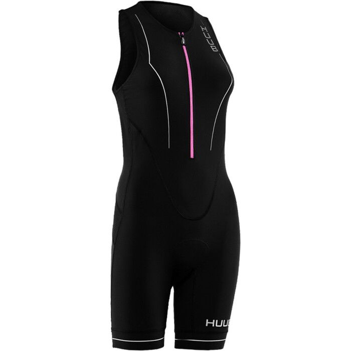 2024 Huub Womens Aura Sleeveless Trisuit AURTS - Black / Purple